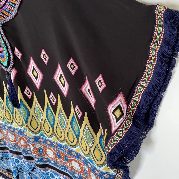 City Mode Aztec printed kimono, NWT, Size M - Picture 3 of 9